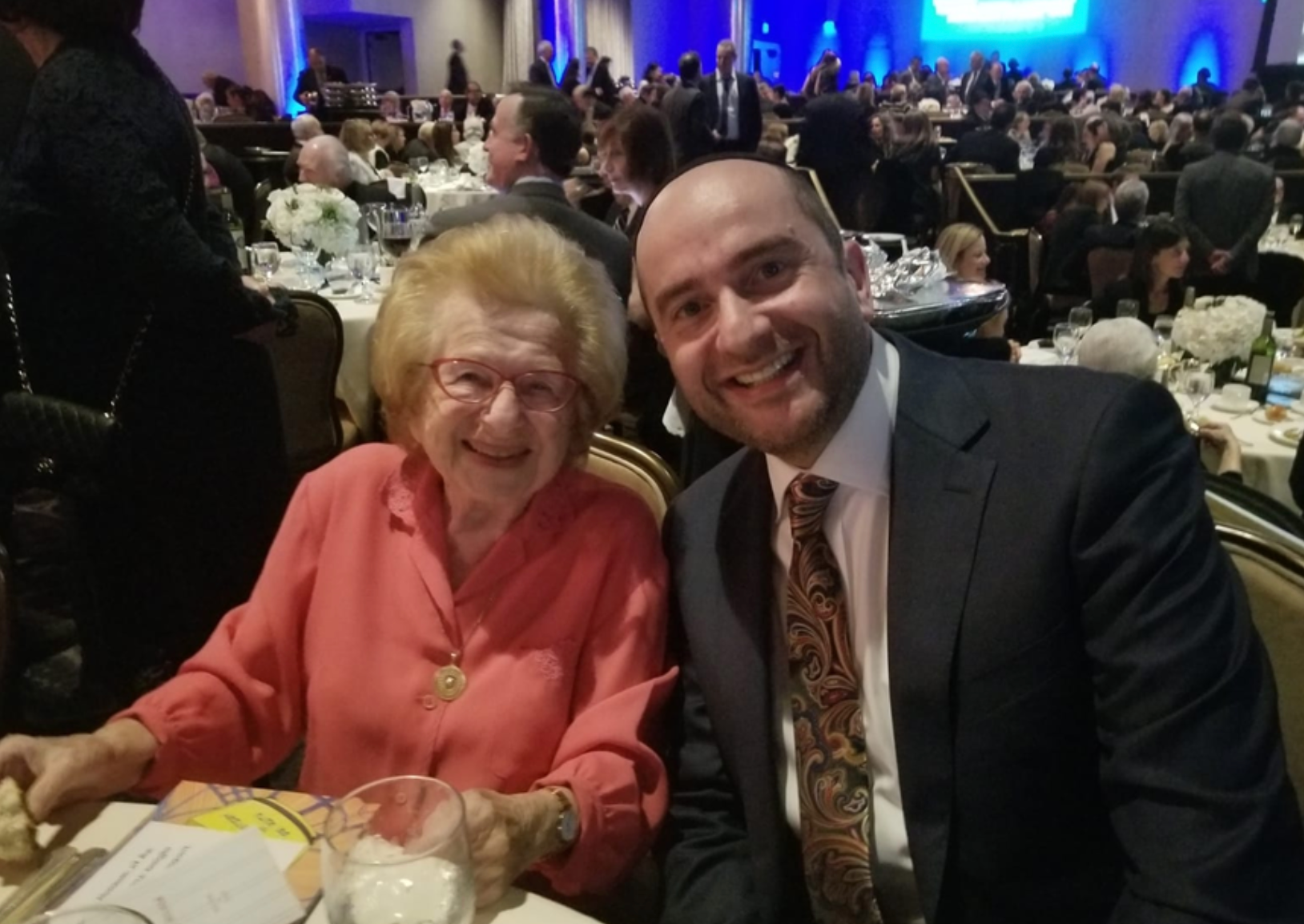 Rabbi Dunner with Dr. Ruth Westheimer