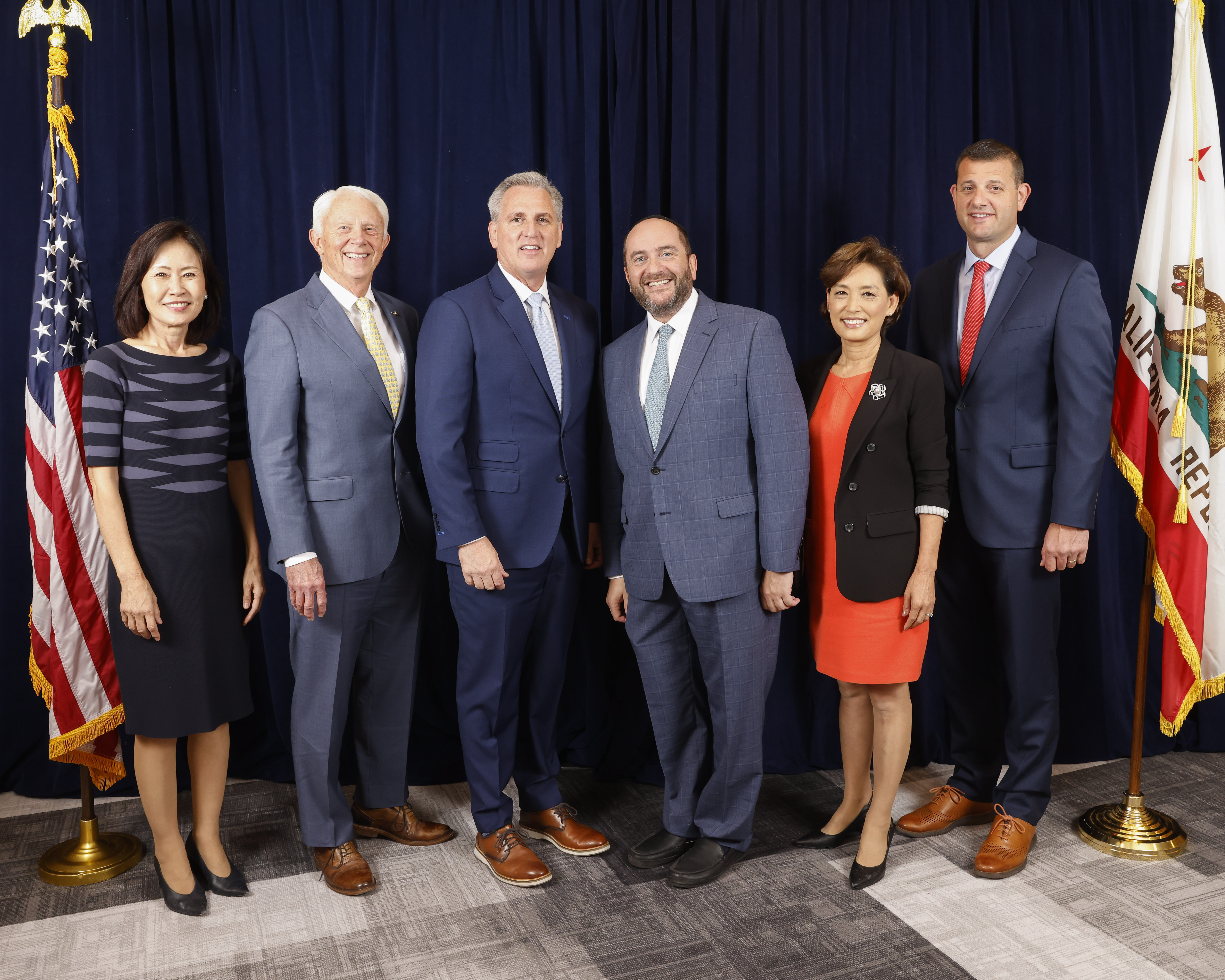 With Congressman Kevin McCarthy and members of Congress