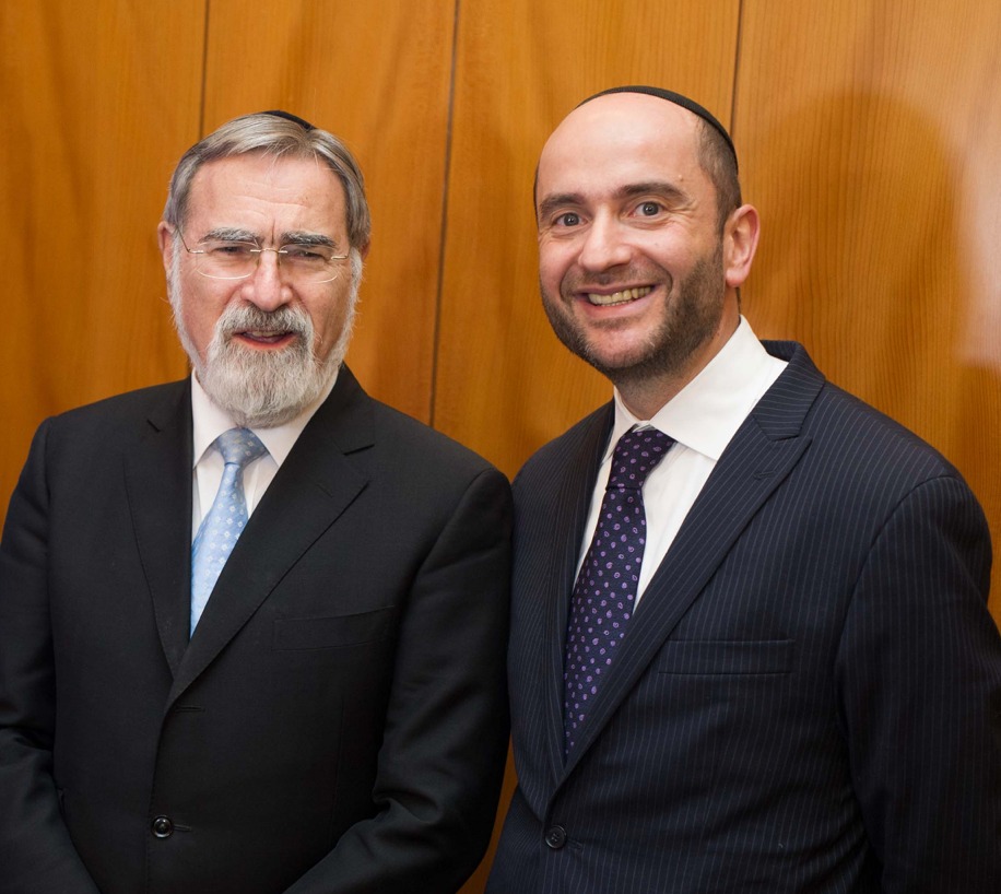 With Rabbi Lord Jonathan Sacks