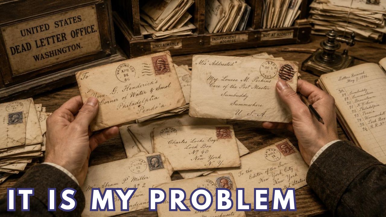 IT IS MY PROBLEM