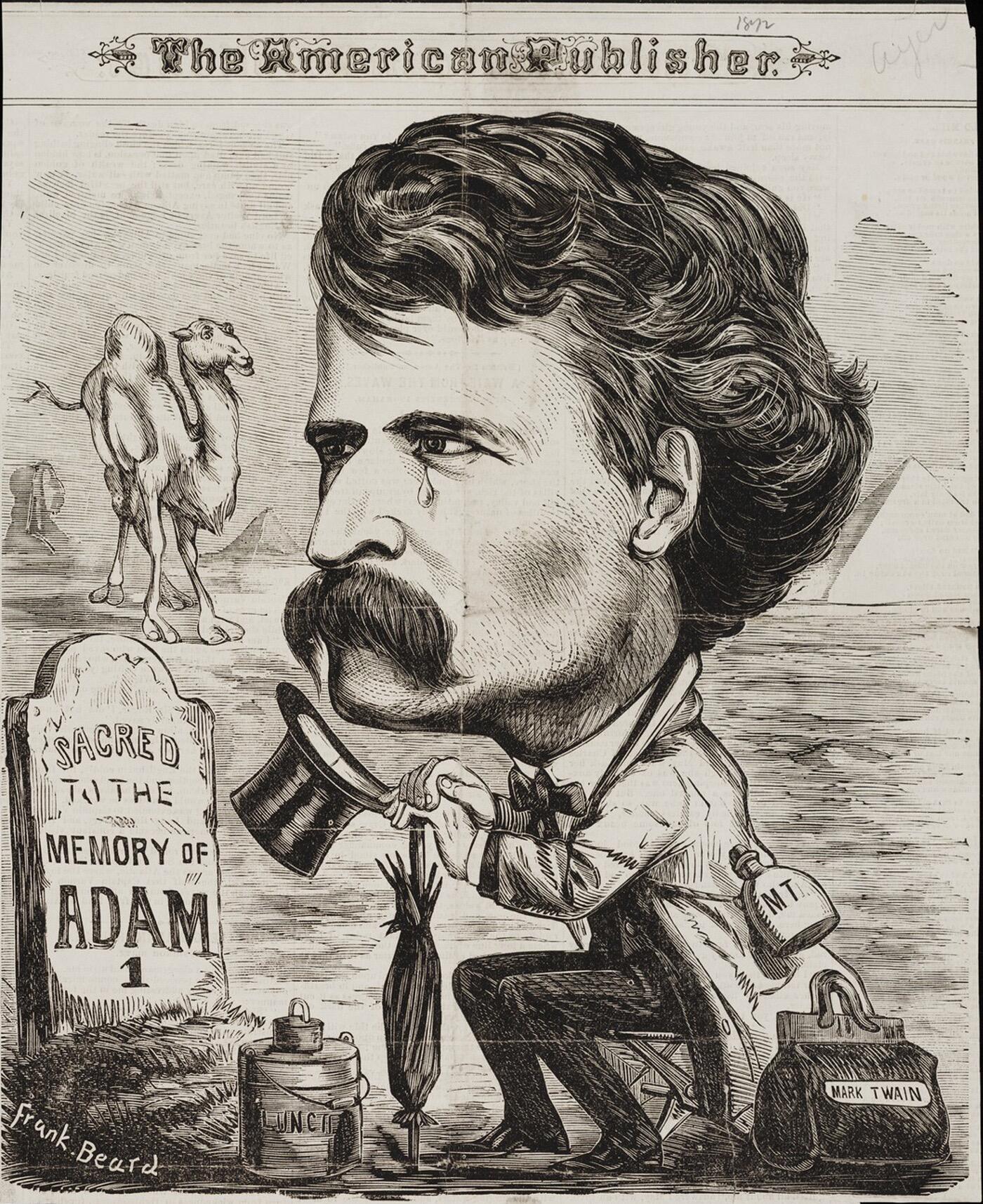 MARK TWAIN VISITS THE HOLY LAND