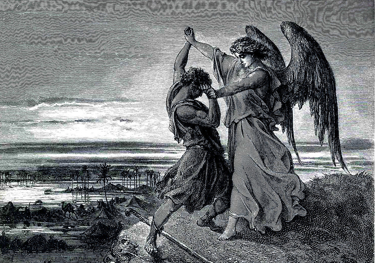 JACOB WRESTLES WITH AN ANGEL