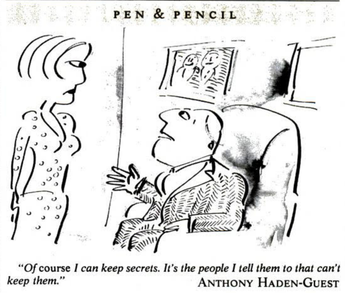 CAN A SECRET BE A NON-SECRET