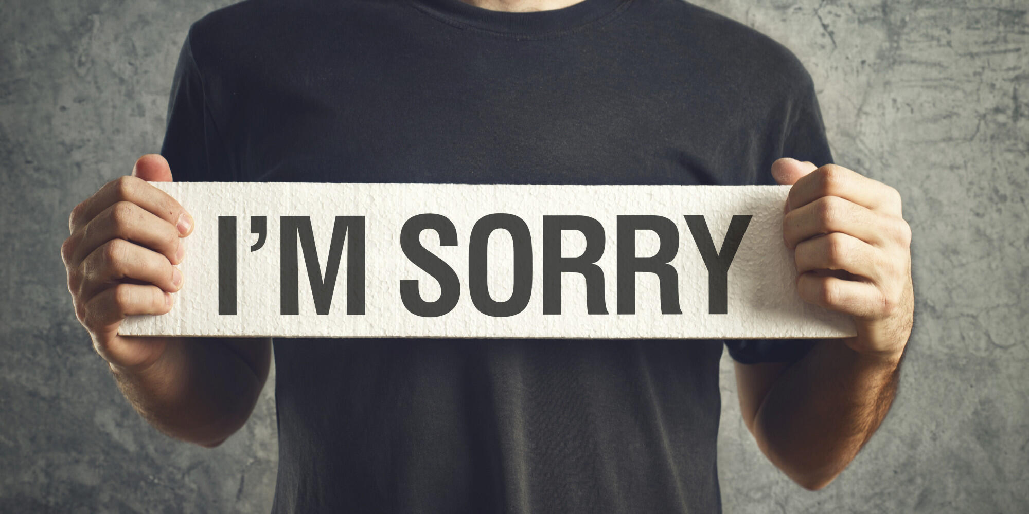 JUST SAY SORRY