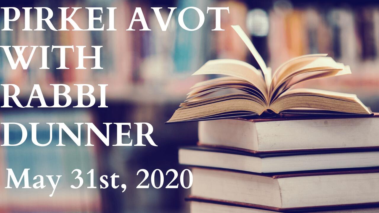 PIRKEI AVOT 6 - SCHOLARS IN YOUR HOME