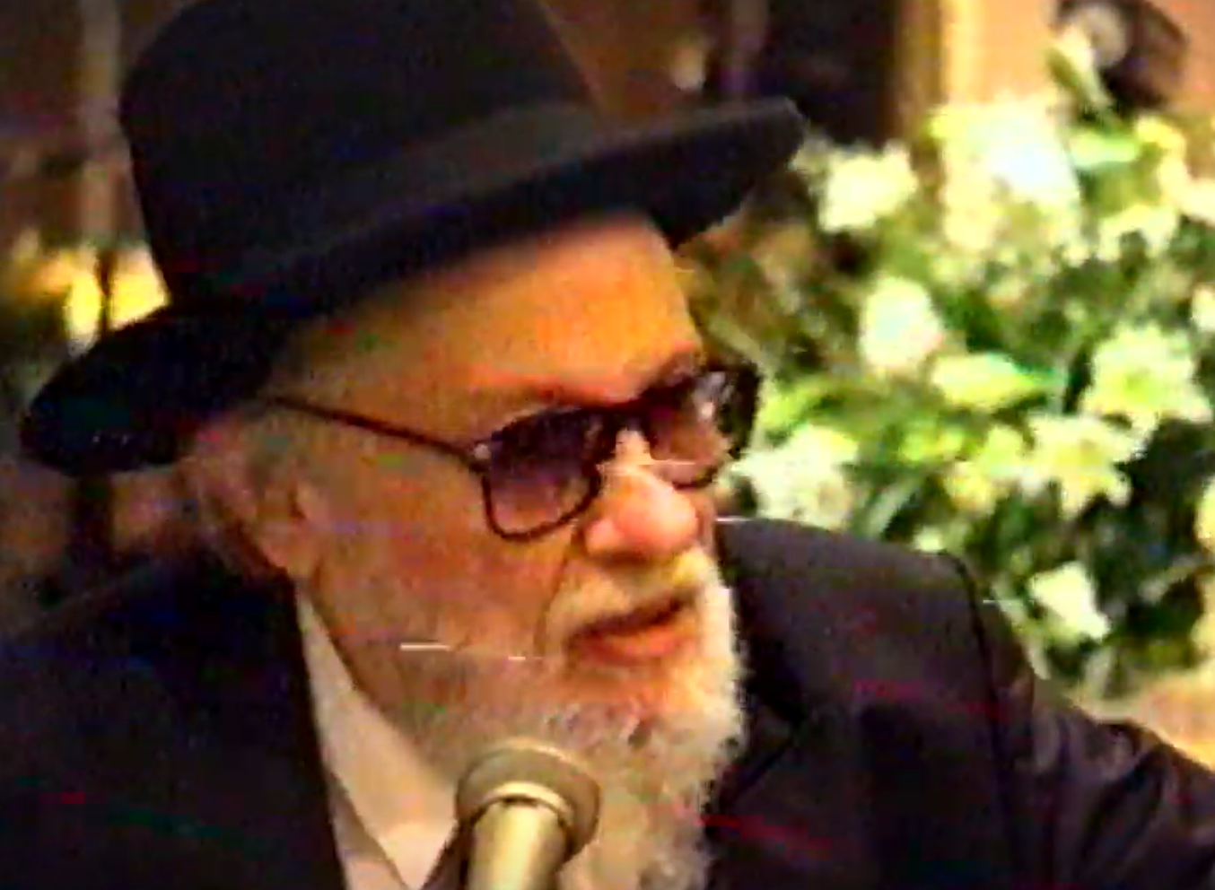 RABBI MORDECHAI ELEFANT SPEAKS AT RABBI DUNNER'S WEDDING