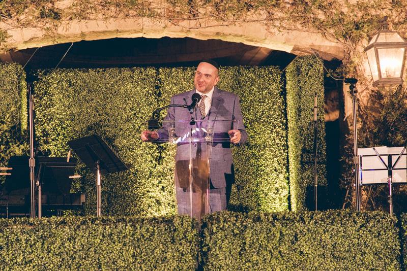 RABBI PINI DUNNER AT 2021 YINBH GALA