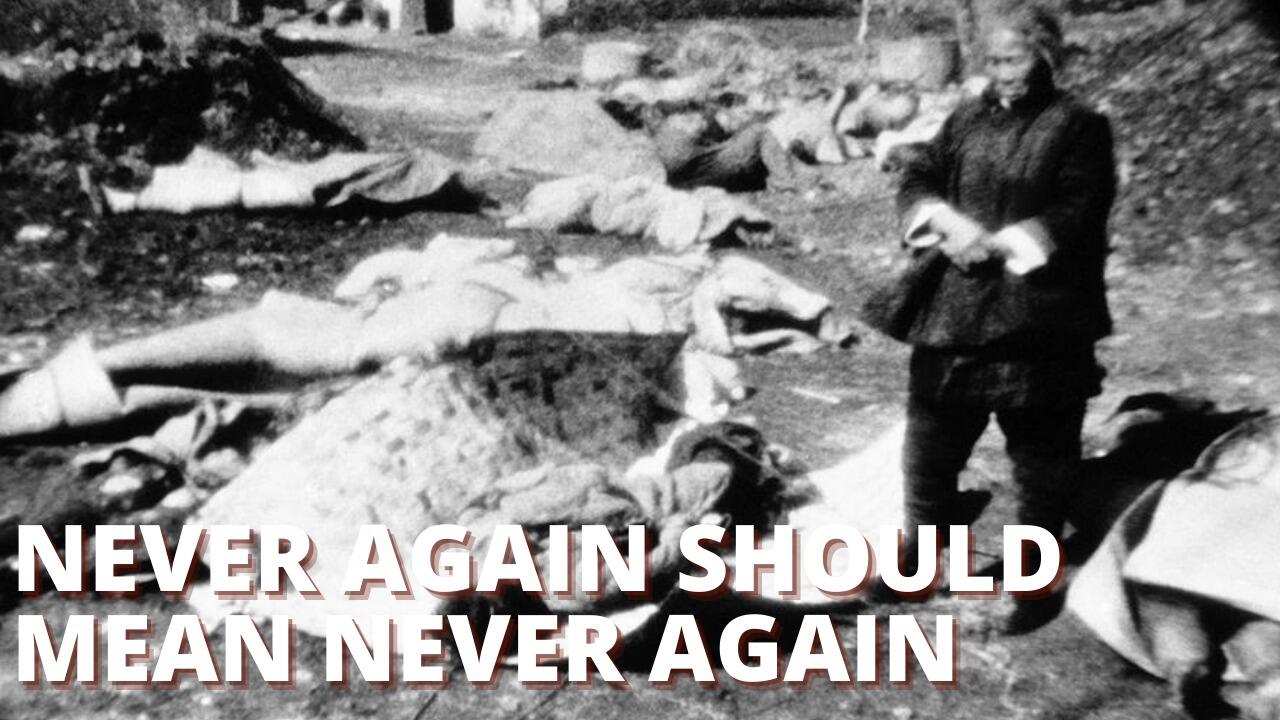 NEVER AGAIN SHOULD MEAN NEVER AGAIN