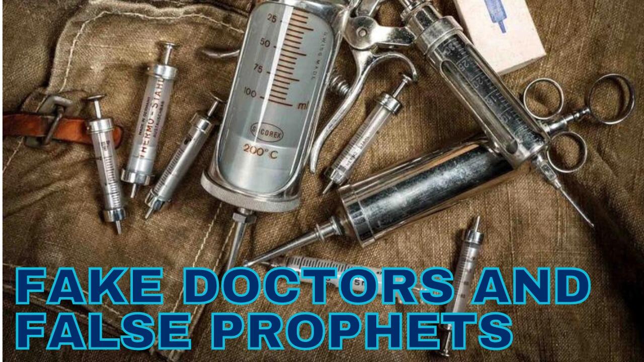 FAKE DOCTORS & FALSE PROPHETS